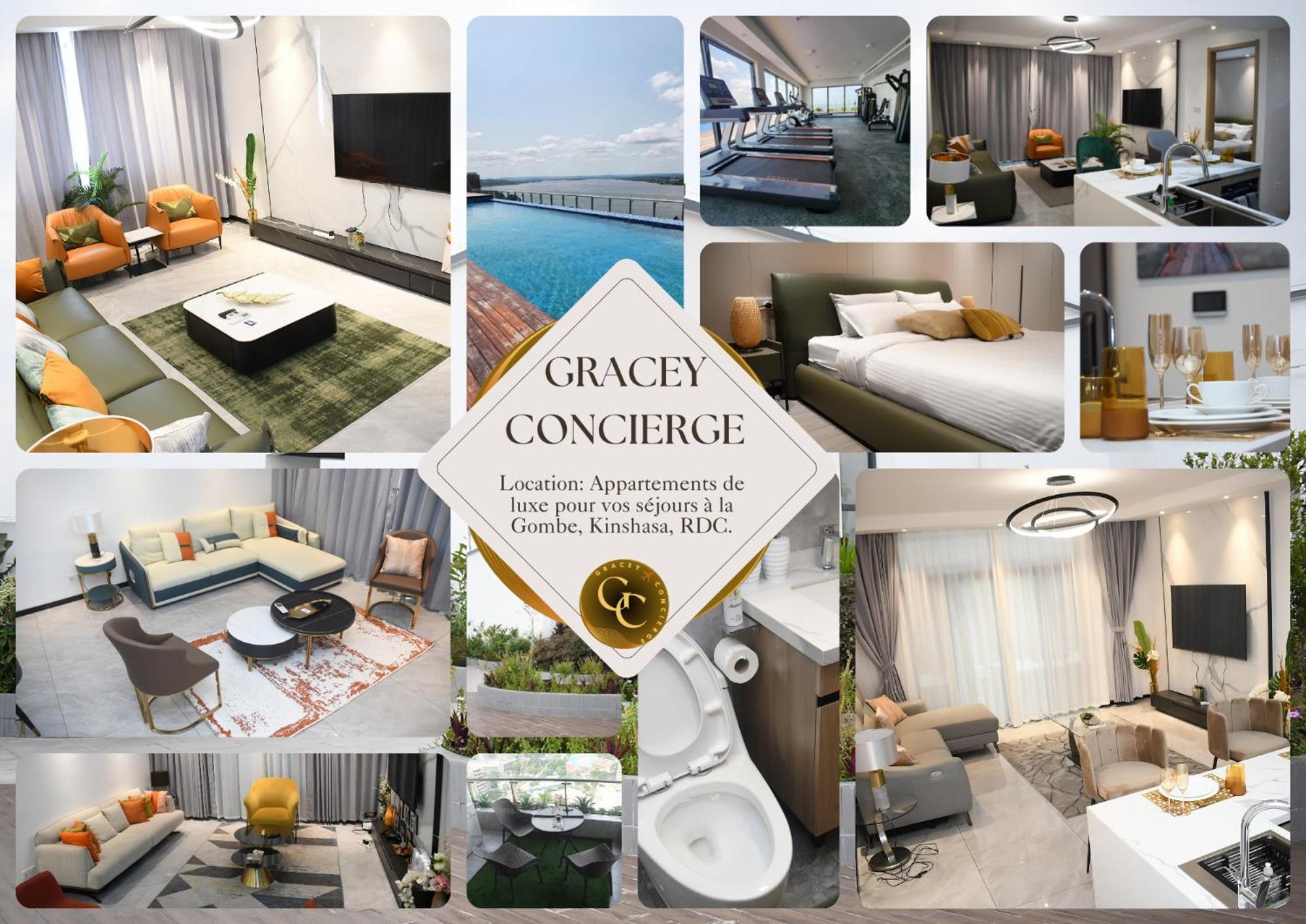 Gracey Concierge Apartments - Avenue Uvira Kinszasa Zewnętrze zdjęcie
